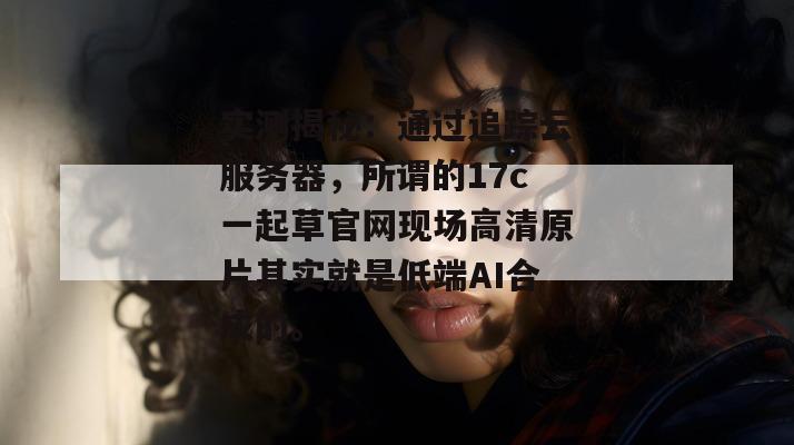 实测揭秘：通过追踪云服务器，所谓的17c一起草官网现场高清原片其实就是低端AI合成的。
